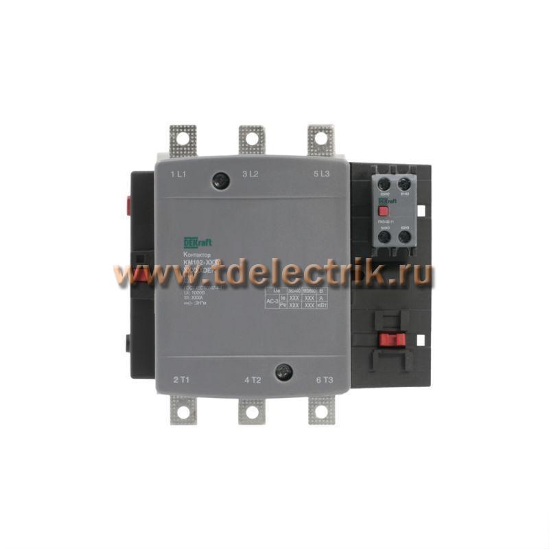 Фотография №1, Контактор 115А 110В АС3 АС4 1НО+1НЗ КМ-102