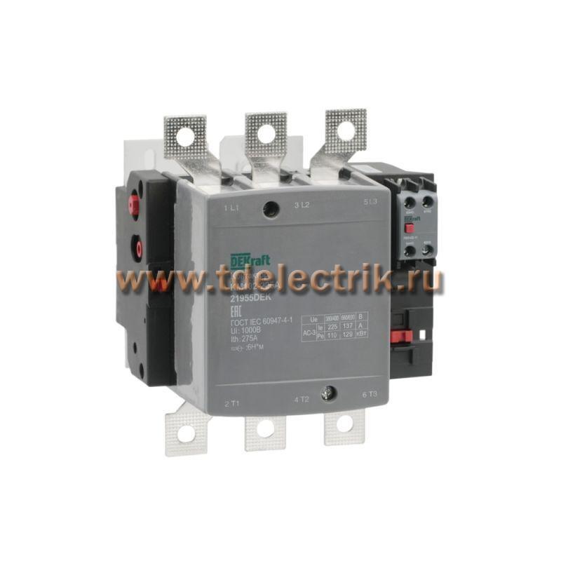 Фотография №1, Контактор 225А 220В АС3 АС4 1НО+1НЗ КМ-102