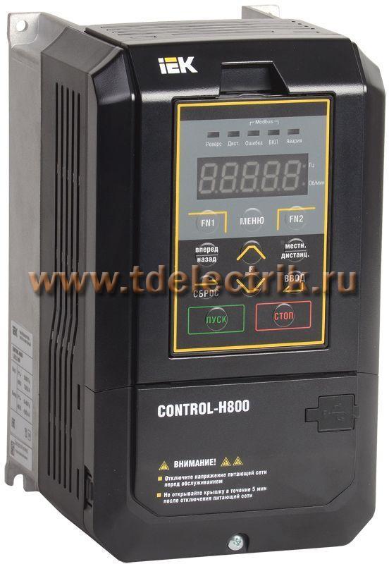 Фотография №1, Преобразователь частоты CONTROL-H800 380В, 3Ф 3,7-5,5 kW IEK 