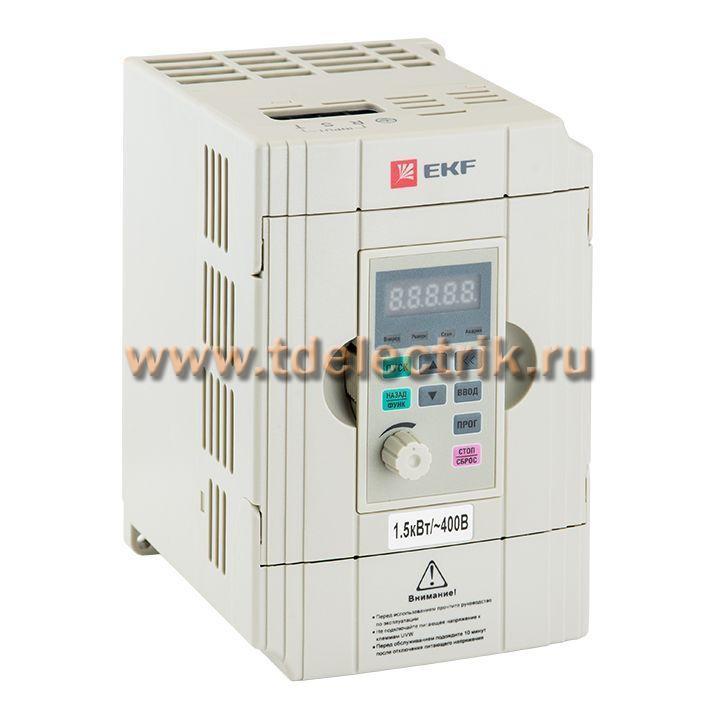 Фотография №1, Преобразователь частоты 1,5/2,2кВт 3х400В VECTOR-100 EKF PROxima