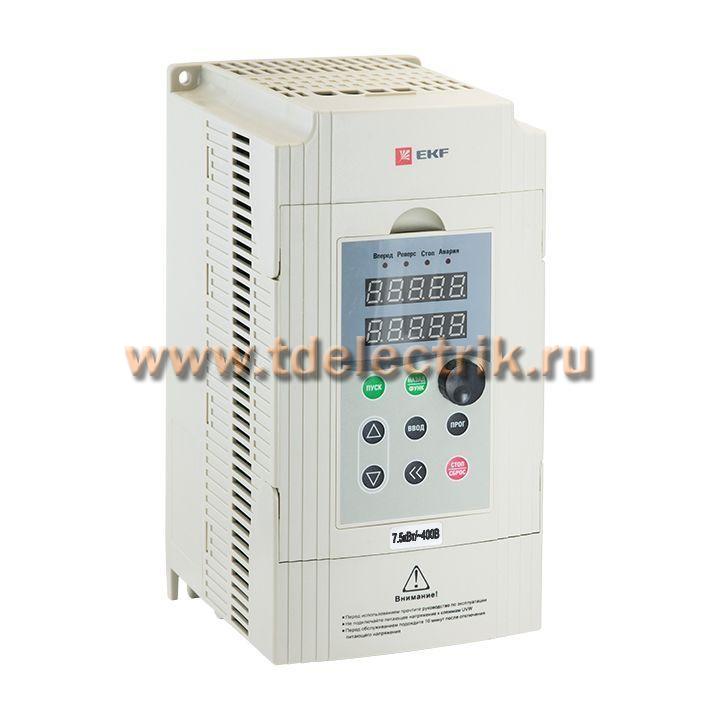 Фотография №1, Преобразователь частоты 7,5/11кВт 3х400В VECTOR-100 EKF PROxima