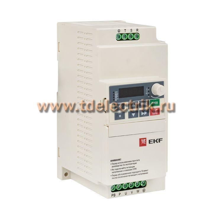 Фотография №1, Преобразователь частоты 4 кВт 3х400В VECTOR-80 EKF Basic