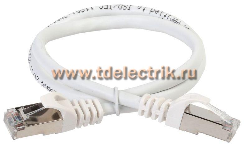 Фотография №1, Коммутационный шнур кат.6A S/FTP LSZH 2м standart 50мкд белый