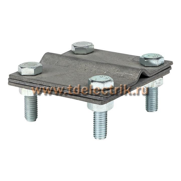 Фотография №1, Зажим полоса 40 - прут 10 (3 пластины 70x70мм) Ni EKF PROxima