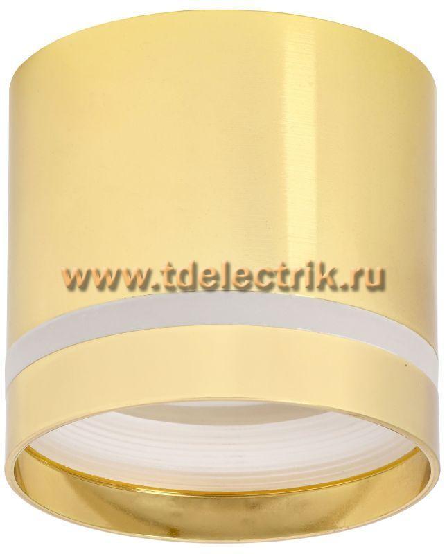 Фотография №1, Светильник 4016 накл. потолочн. GX53 золото IEK