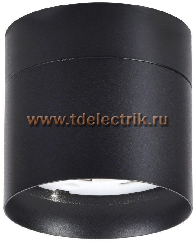 Фотография №1, Светильник 4014 потолочн. поворот. GX53 черный IEK