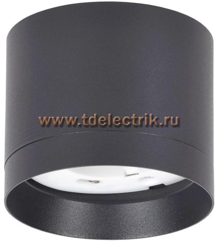 Фотография №1, Светильник 4015 накл. потолочн. GX53 черный IEK