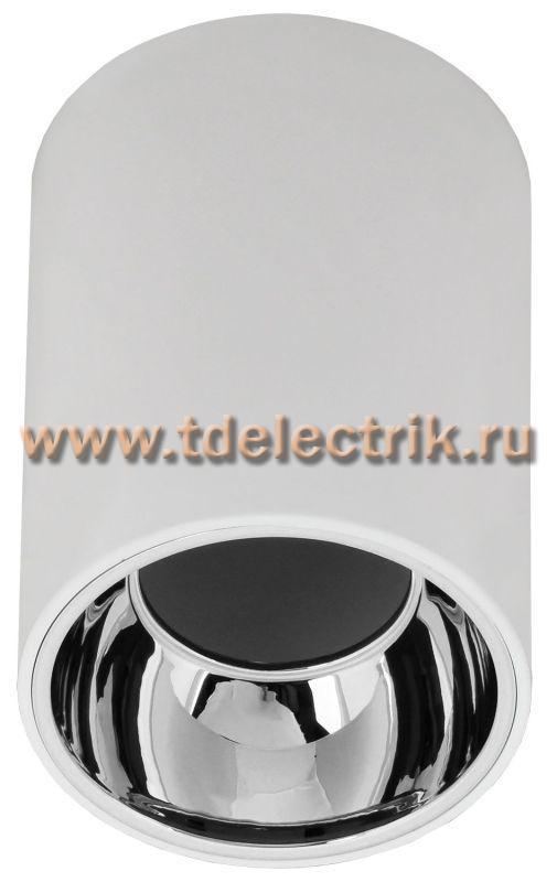 Фотография №1, Светильник 4111 накл. потолочн. GU10 белый/хром пласт. IEK