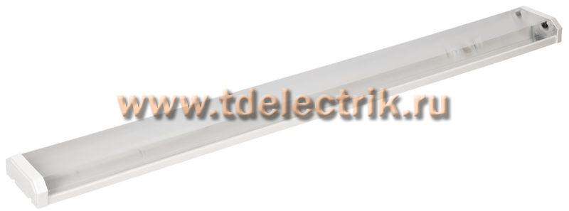 Фотография №1, Светильник ДБО 7004 под LED лампу 2хT8 1200мм IP20 IEK