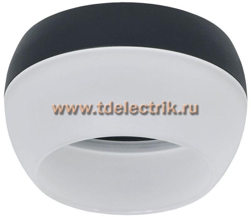 Фотография №1, Светильник 4010 накл. потолочн. GX53 черный IEK