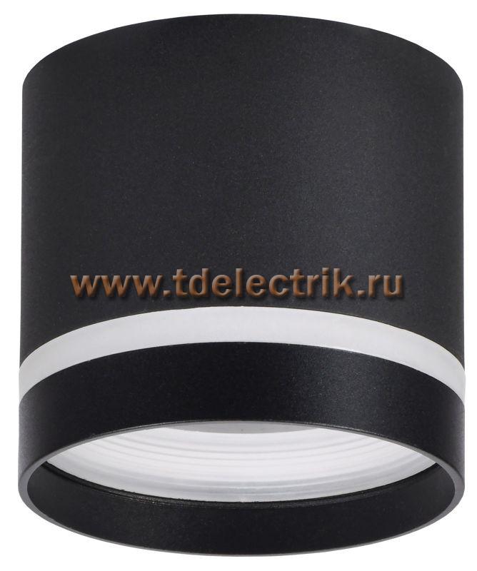 Фотография №1, Светильник 4016 накл. потолочн. GX53 черный IEK