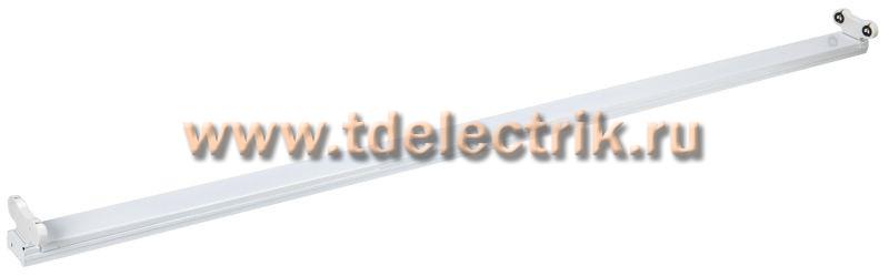 Фотография №1, Светильник ДБО 1003 под LED лампу 2хТ8 1200мм IP20 IEK
