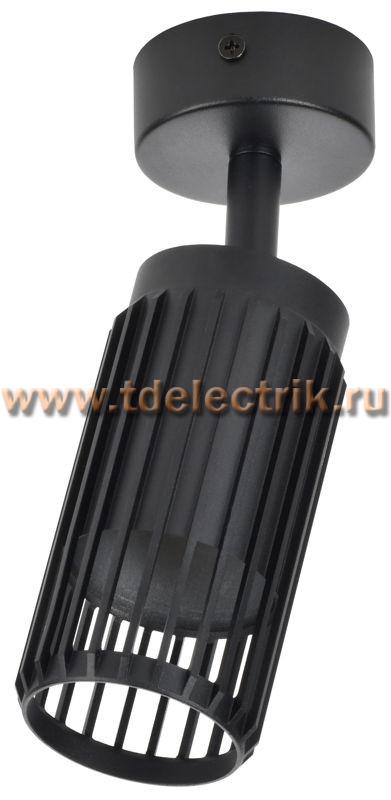 Фотография №1, Светильник 4207 настенно-потолочн. GU10 черный IEK