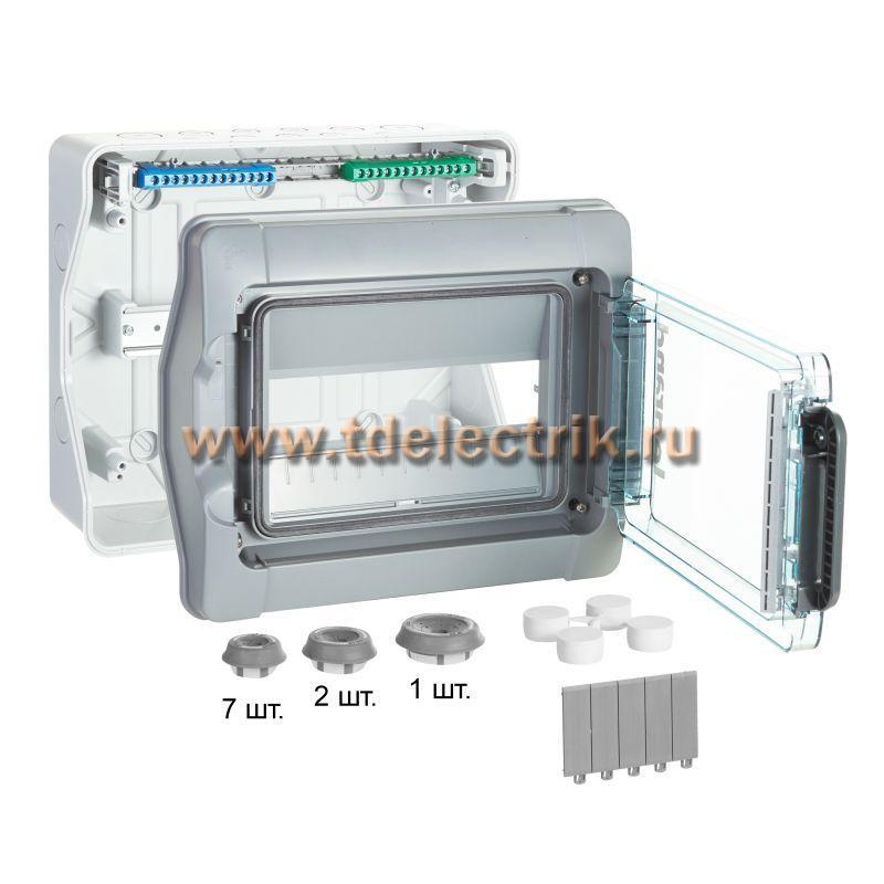 Фотография №1, Щиток Plexo IP65 1x12 Мод. С N+Pe