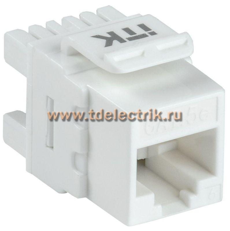 Фотография №1, Модуль Keystone Jack категория 5E UTP 110 IDC 180 градусов