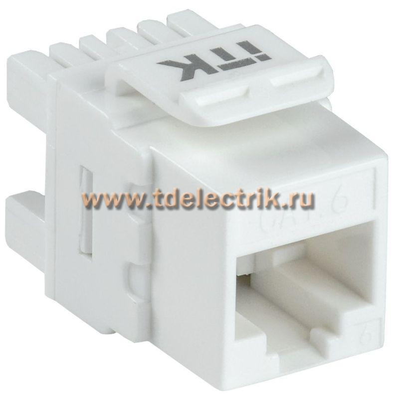 Фотография №1, Модуль Keystone Jack категория 6 UTP 110 IDC 180 градусов
