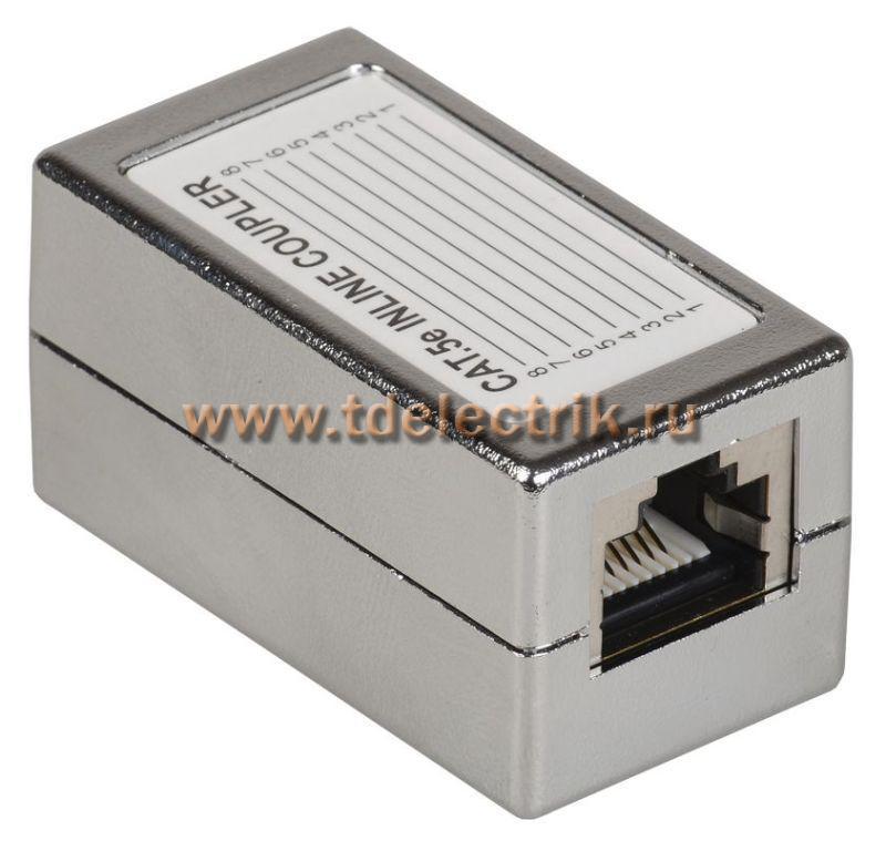 Фотография №1, Проходной адаптер кат.5E FTP, тип RJ45-RJ45 (8P8C)