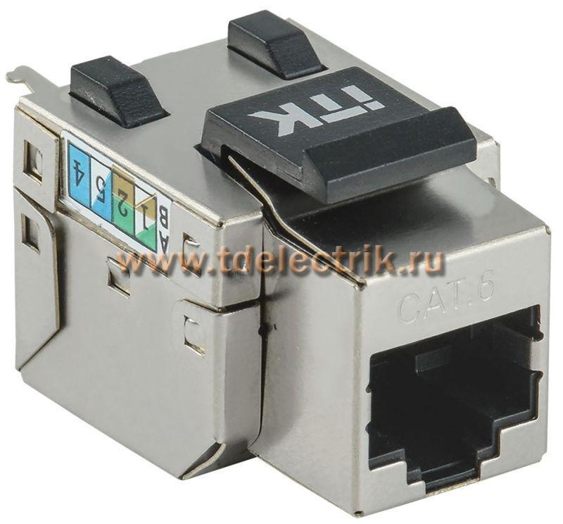 Фотография №1, Модуль Keystone Jack категория 6 FTP 110 IDC 90 градусов розеточный
