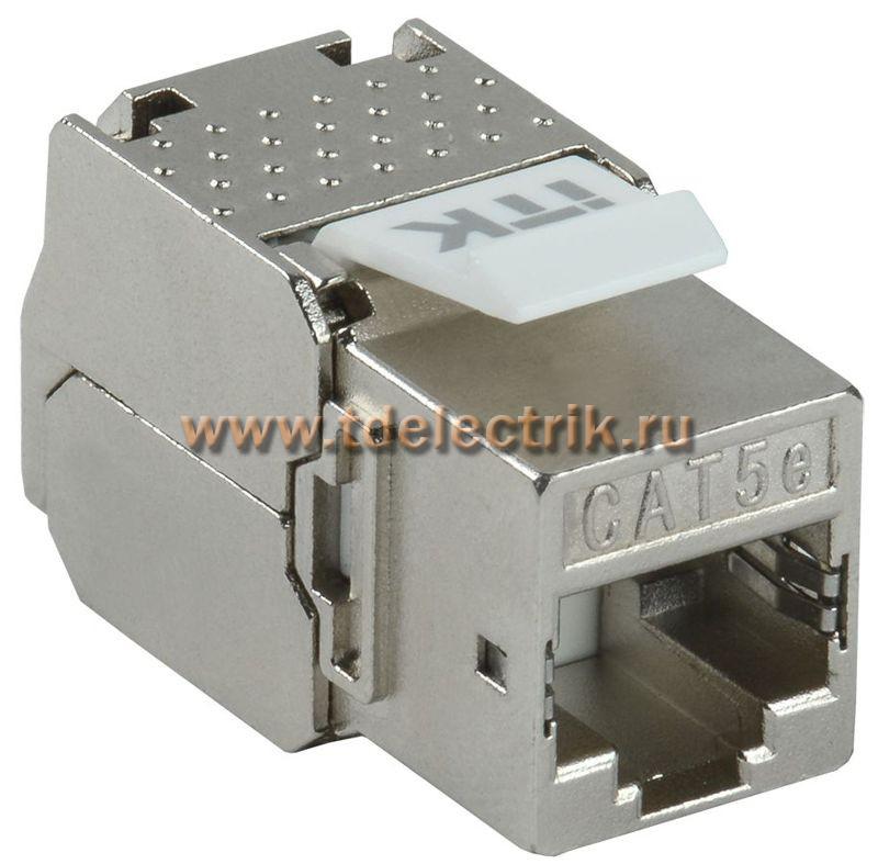 Фотография №1, Модуль Keystone Jack категория 5E STP без инструмента TOOLLESS 180 градусов