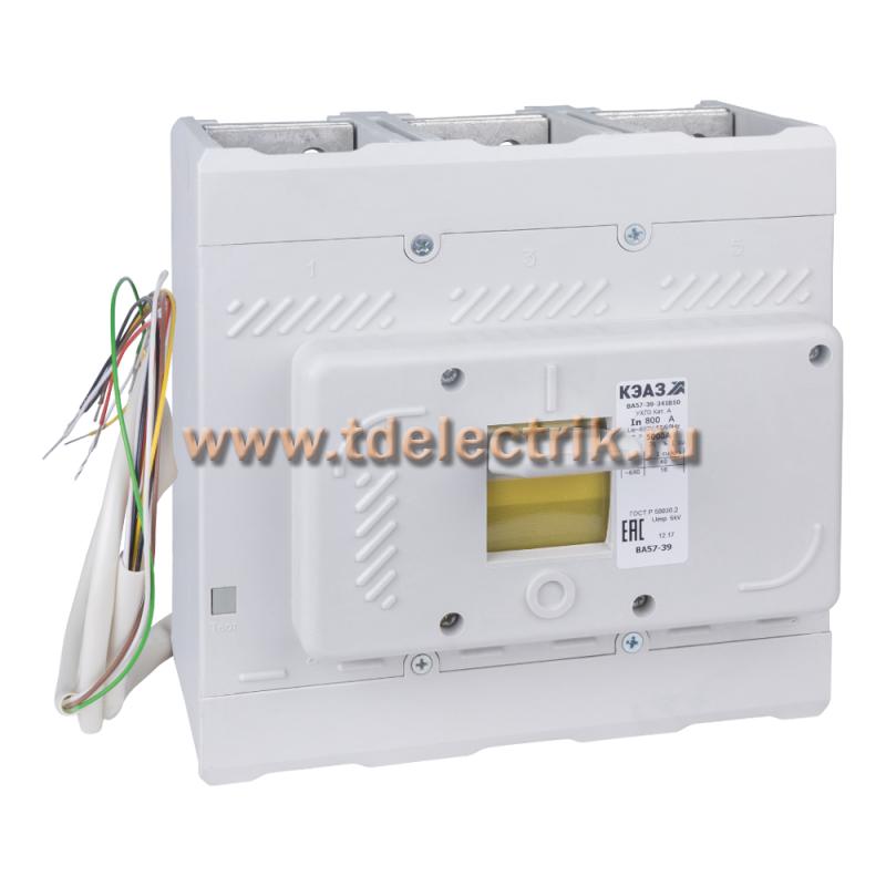 Фотография №1, Выключатель автоматический ВА57-39-341810-800А-5000-690AC-НР230AC/220DC-УХЛ3