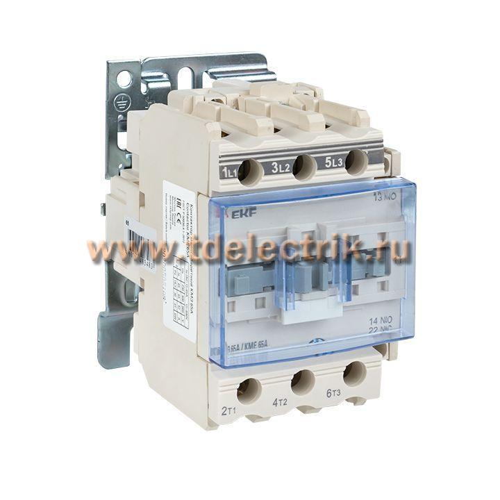 Фотография №1, Контактор КМЭ малогабаритный 65А 220В NO+NC EKF PROxima