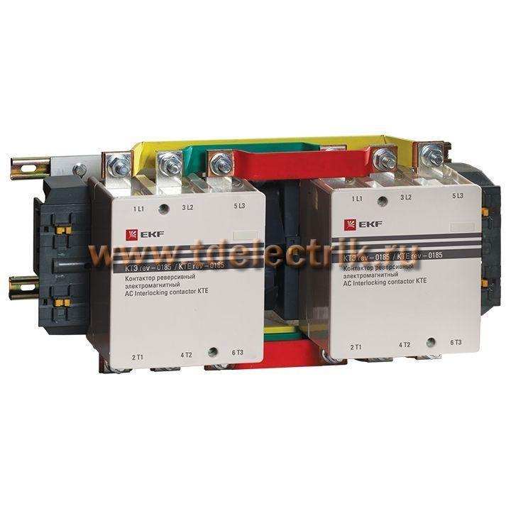 Фотография №1, Контактор КТЭ реверсивный 185А 230В 2NO EKF PROxima