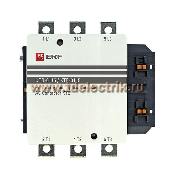 Фотография №1, Контактор КТЭ 115А 380В NO EKF PROxima