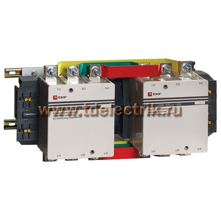 Фотография №1, Контактор КТЭ реверсивный 330А 230В 2NO EKF PROxima