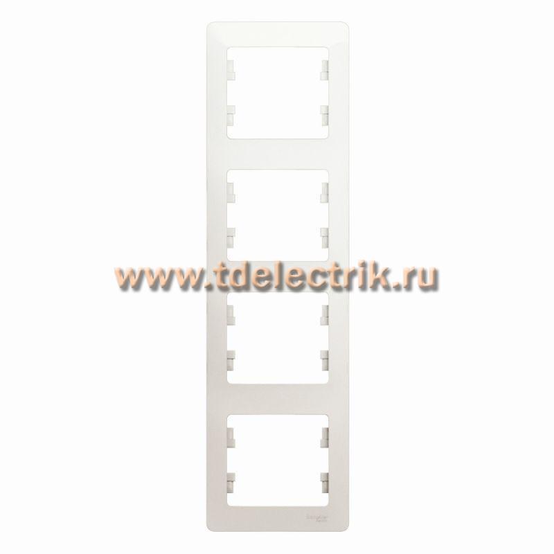 Фотография №1, GLOSSA 4-постовая РАМКА вертикальная ПЕРЛАМУТР