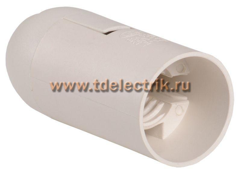 Фотография №1, Ппл14-02-К02 Патрон подвесной пластик, Е14, белый, индивидуальный пакет, IEK