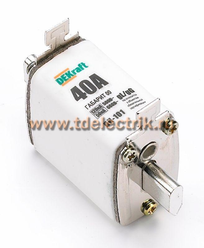 Фотография №1, Предохр. ножевой 33, габарит 00, 80А ПН-101