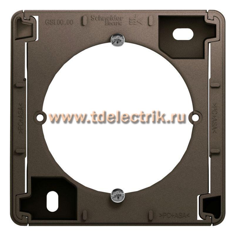 Фотография №1, GLOSSA КОРОБКА наружного монтажа ШОКОЛАД