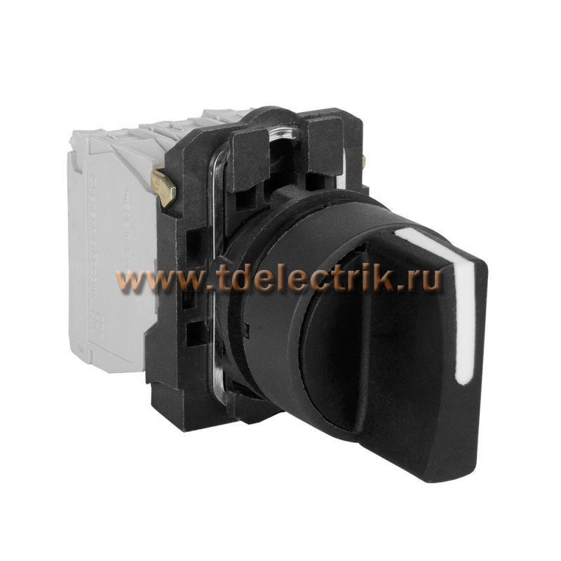 Фотография №1, Переключатель КПЕ2630Р-черный-3но+0нз-ручка-фикс-3поз-IP65