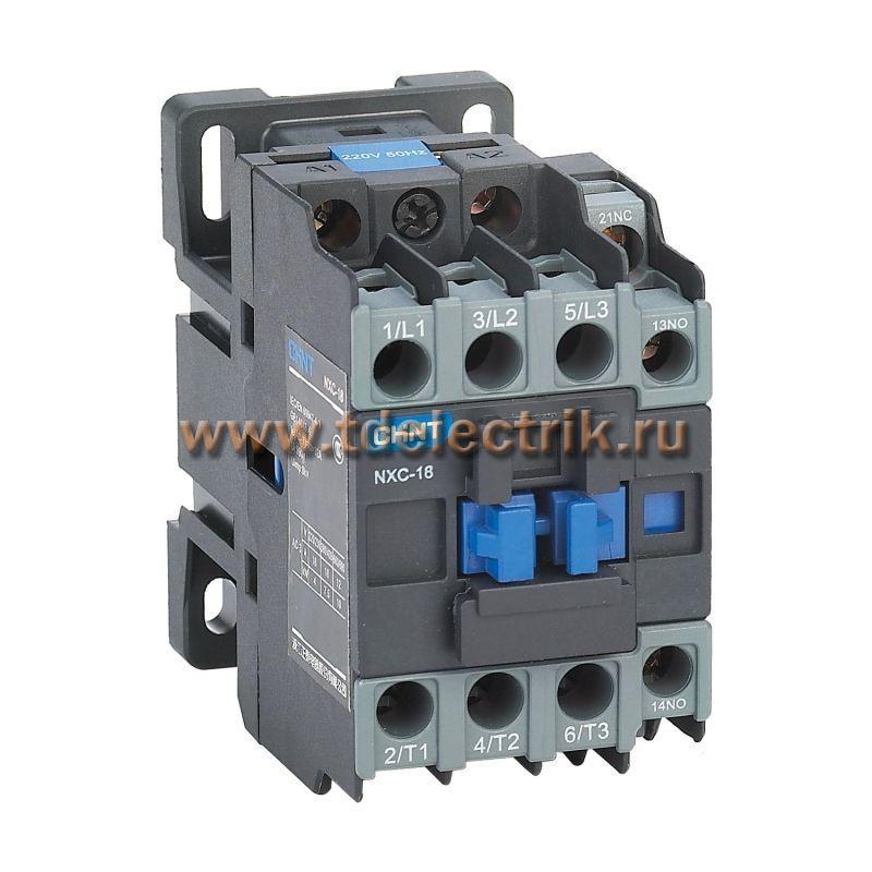 Фотография №1, Контактор NXC-18 110AC 1НО+1НЗ 50Гц (R)