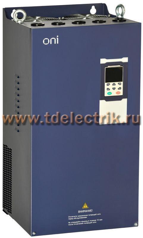 Фотография №1, Преобразователь частоты K750 380В 3Ф 160-185кВт 304-340А ONI