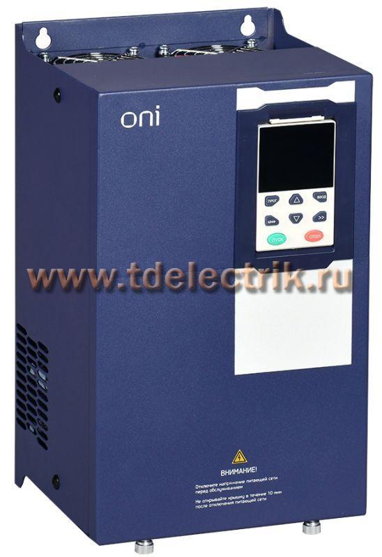 Фотография №1, Преобразователь частоты K750 380В 3Ф 15-18кВт 32-37А ONI