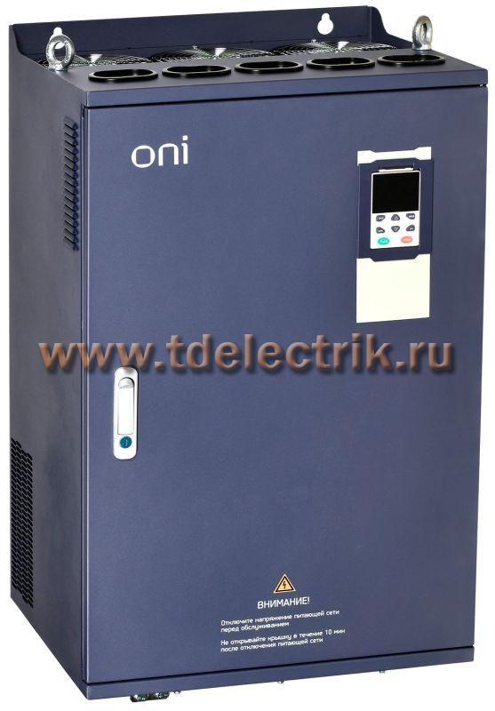Фотография №1, Преобразователь частоты K750 380В 3Ф 200-220кВт 377-426А ONI