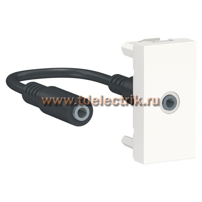 Фотография №1, UNICA MODULAR розетка Minijack, 1 модуль, белый