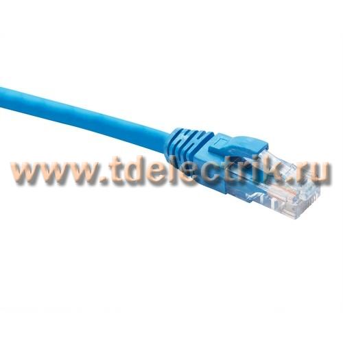 Фотография №1, Коммутационный шнур U/UTP категория 5e LSZH нг(А)-HF 2,0 м, синий