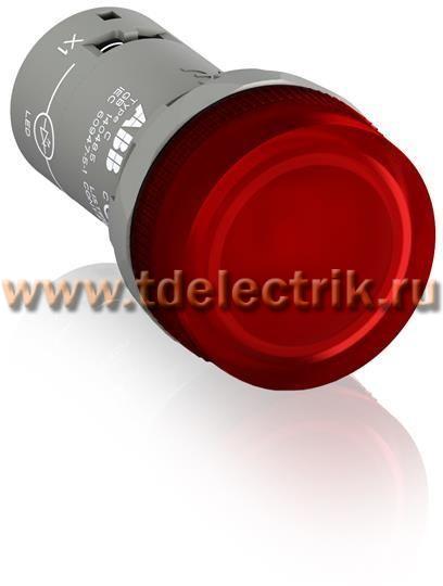Фотография №1, Лампа CL2-520R красная со встроенным светодиодом 220В DC 
