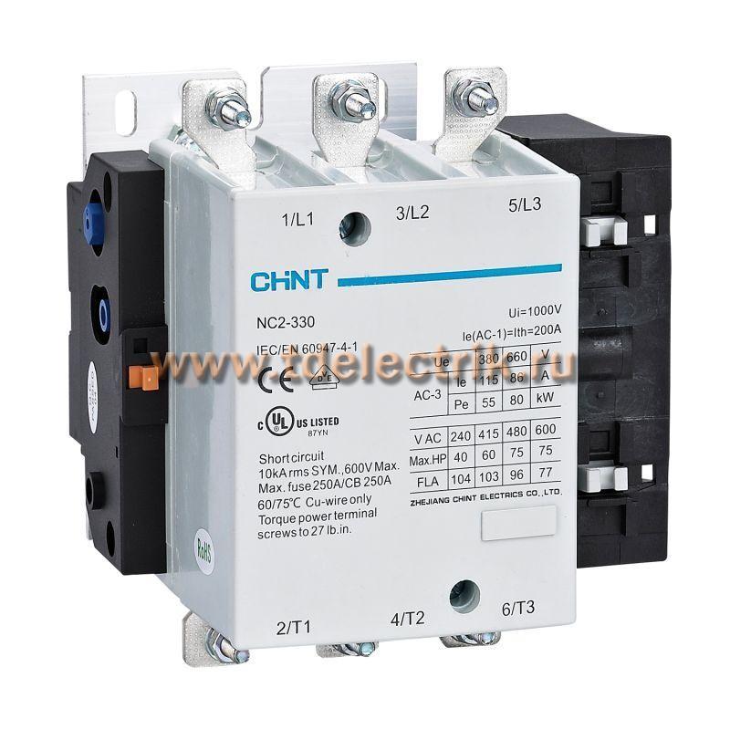 Фотография №1, Контактор NC2-330 330А 230В/АС3 50Гц (R)
