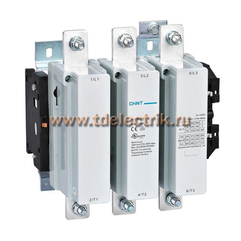 Фотография №1, Контактор NC2-800 800А 400В/АС3 50Гц (R)