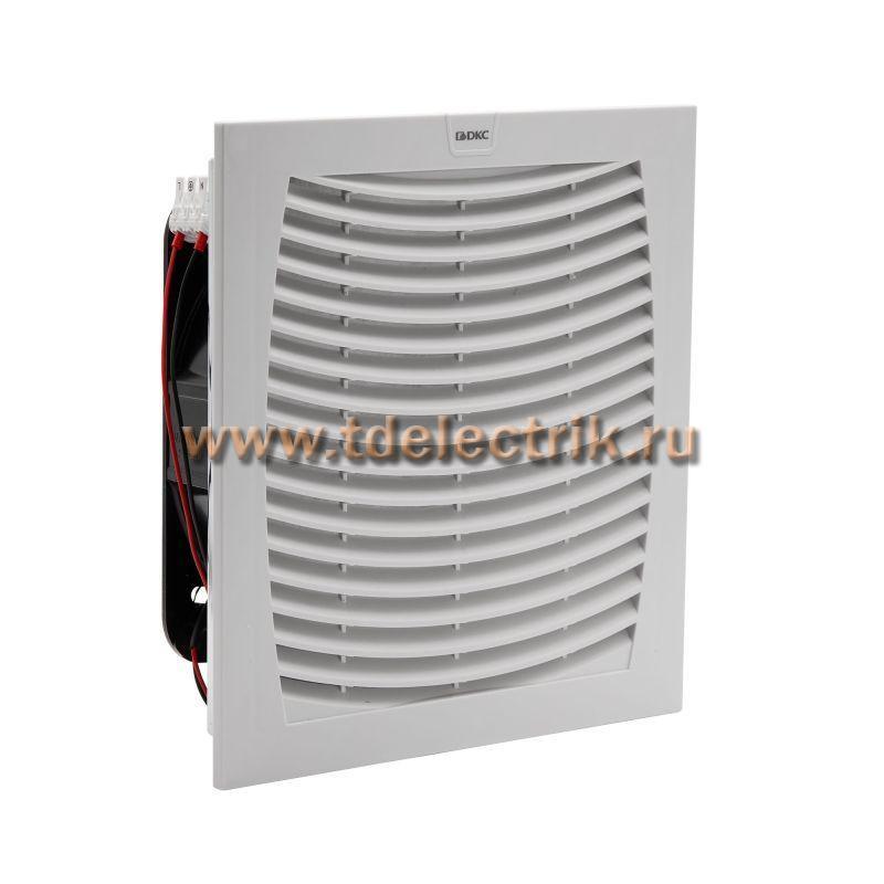 Фотография №1, Вентилятор с фильтром ЭМС 480 м3/ч, 48В DC, 255х255 мм, IP54