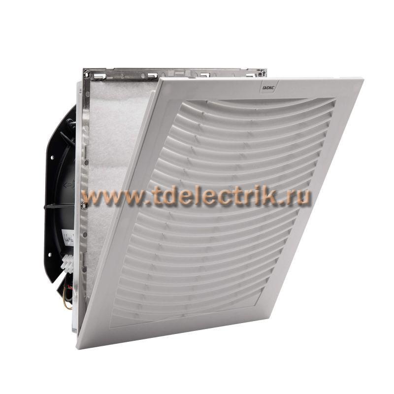 Фотография №1, Вентилятор с фильтром ЭМС 850 м3/ч, 230В AC, 324х324 мм, IP54