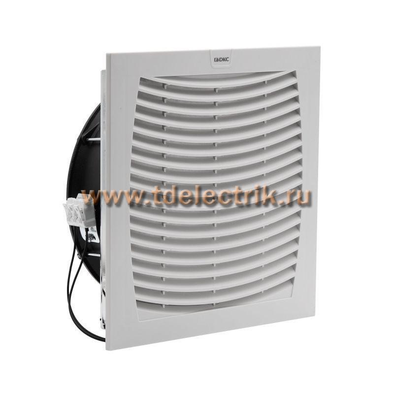 Фотография №1, Вентилятор с фильтром ЭМС 550 м3/ч, 400В AC, 255х255 мм, IP54