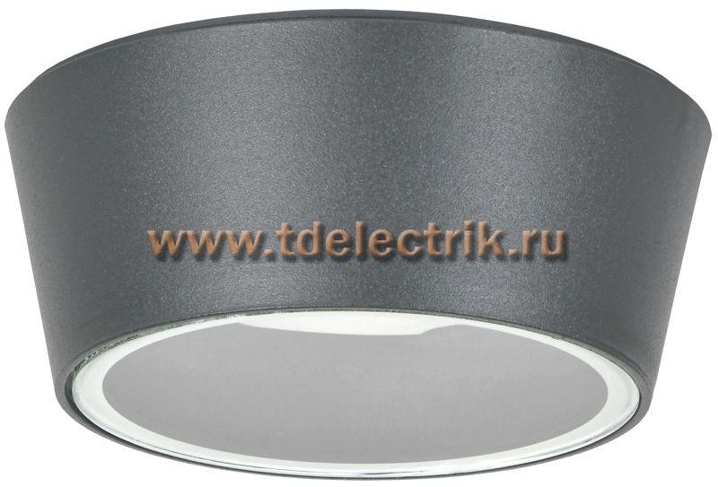 Фотография №1, Светильник уличный 5104 потолочный GX53 IP65 серый IEK