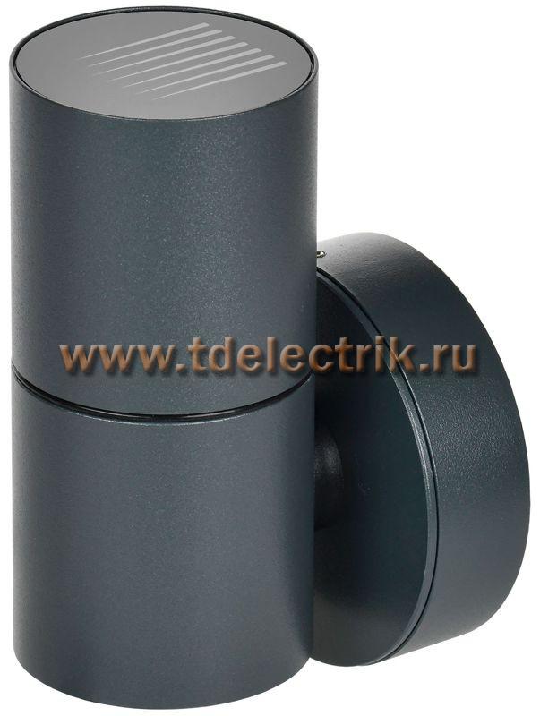 Фотография №1, Светильник уличный 5112 настенный GU10 IP65 серый IEK