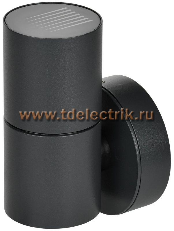 Фотография №1, Светильник уличный 5112 настенный GU10 IP65 черный IEK