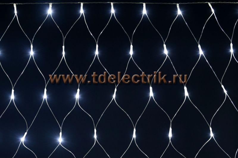 Фотография №1, Гирлянда сеть 1,5х1,5 160W IP20 прозрачный 230В кон. 8 IEK