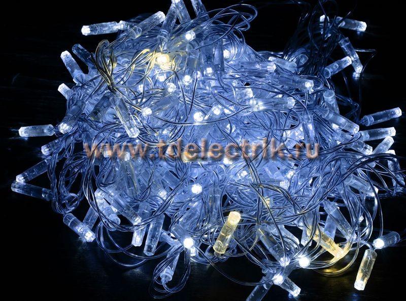 Фотография №1, Гирлянда нить 10м 100W IP44 прозрачный 230В м/т IEK